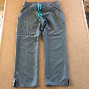 Grey figs scrub pants